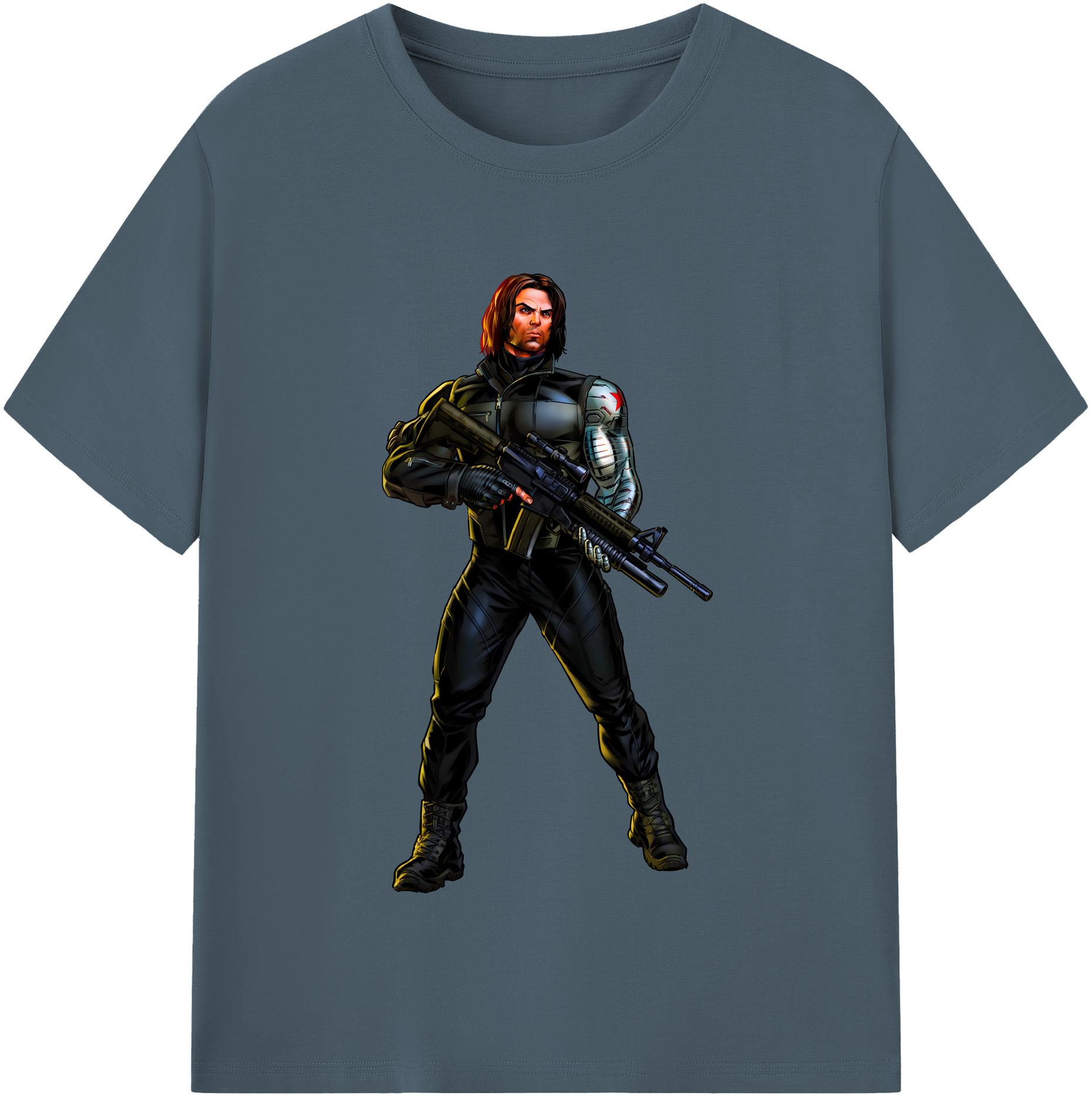 （画像用） アベンジャーズ The Avengers 綿100％半袖Tシャツ（フロントプリント）
